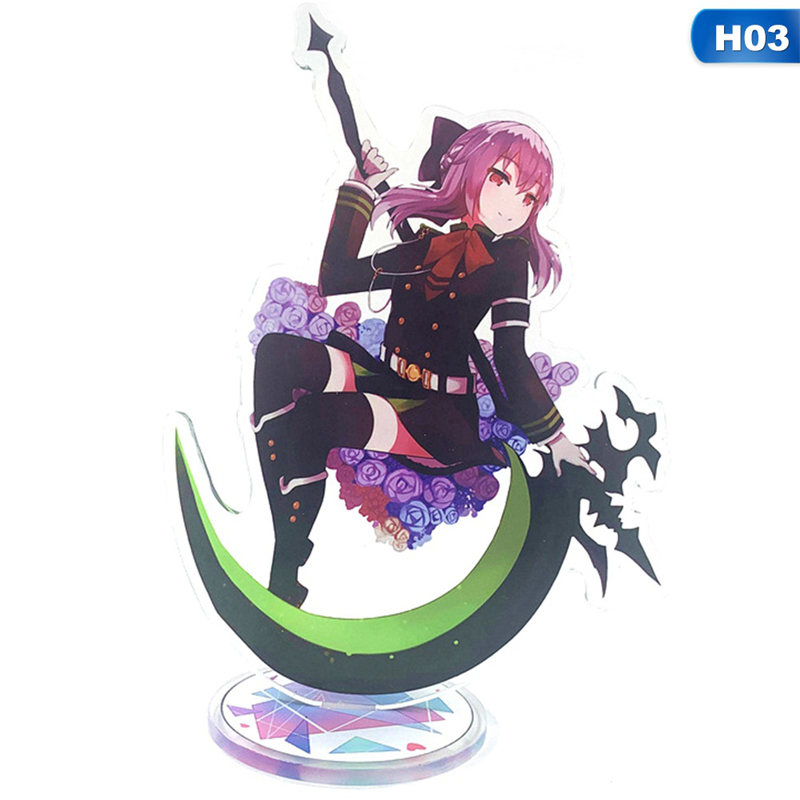 Mô Hình Nhân Vật Hyakuya Mikaela Bằng Acrylic 009 Để Bàn Trang Trí