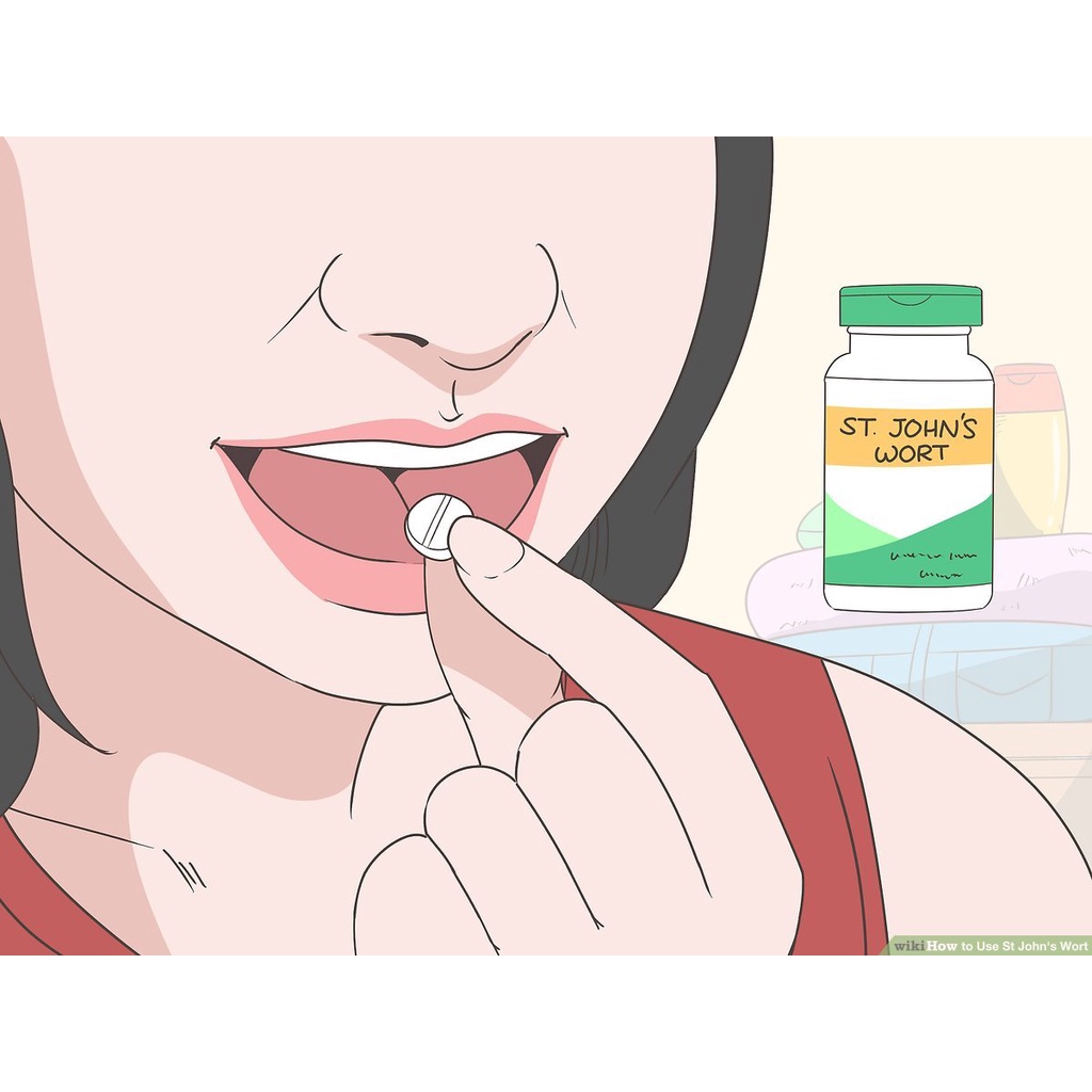 Swanson Full Spectrum St John's Wort 375mg - Viên uống chiết xuất cây ban âu cải thiện tâm trạng 120 viên