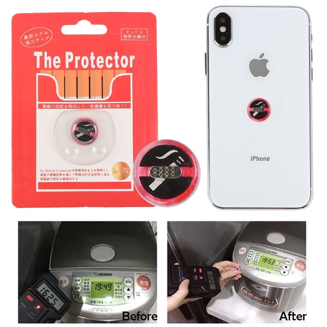 Miếng dán chống sóng điện từ, bức xạ The Protector (loại có hình)