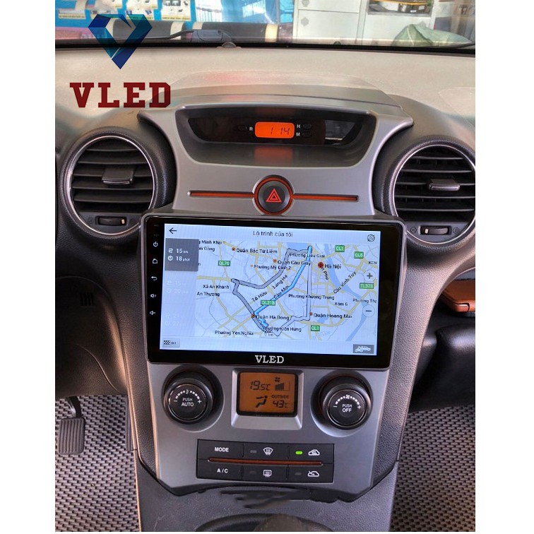 Bộ màn hình DVD Android VLED V5 cho xe KIA CAREN, định vị GPS, bản đồ chỉ đường VIETMAP, GOOGLE MAP, NAVITEL