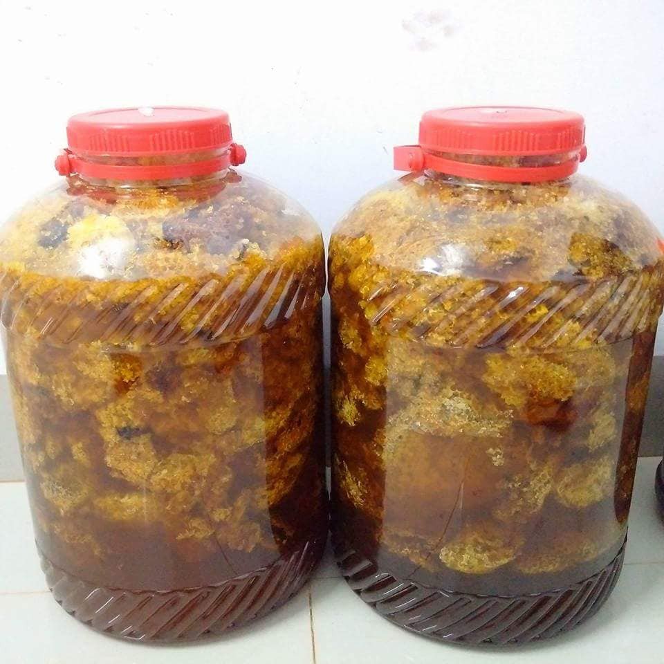 Mật ong rừng nguyên sáp 1kg