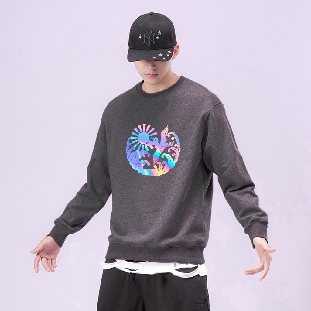 Áo Sweater Chim Wave Phản Quang Cao cấp