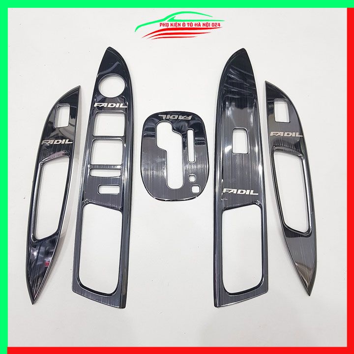 Ốp nội thất cho xe ô tô Vinfast Fadil 2019-2023 vân Titan bảo vệ chống trầy xước và làm đẹp xe