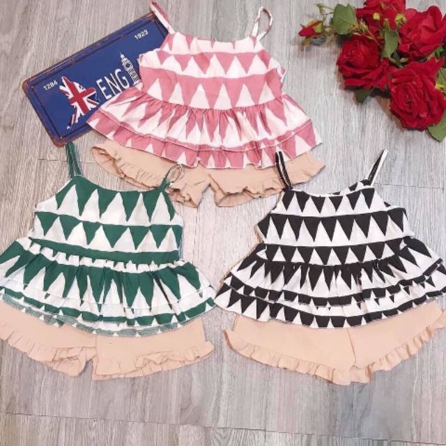 Bộ 2 dây đũi hoạ tiết tam giác