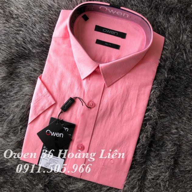 Sale Chính Hãng [XẢ LỖ SIZE 38/40] Áo sơ mi nam Owen - Áo sơ mi cộc tay 80104 hot 🌺 . ^ '