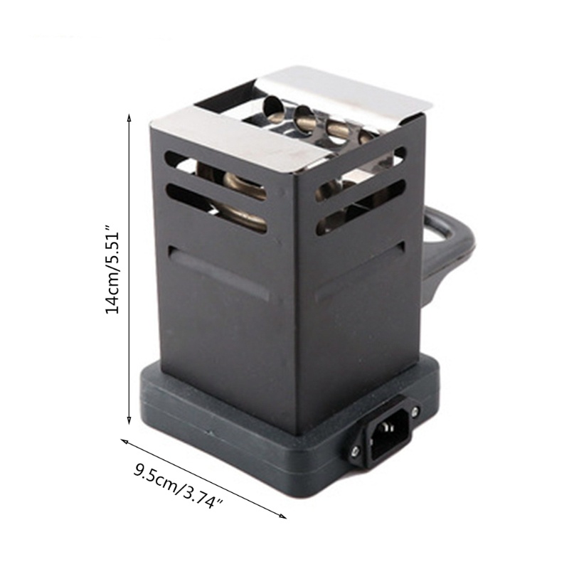 Bếp điện mini hình vuông mạ điện tiện dụng cho nhà bếp