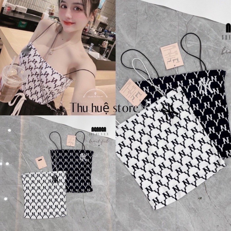 áo 2 dây chữ NY 2 màu siêu hot