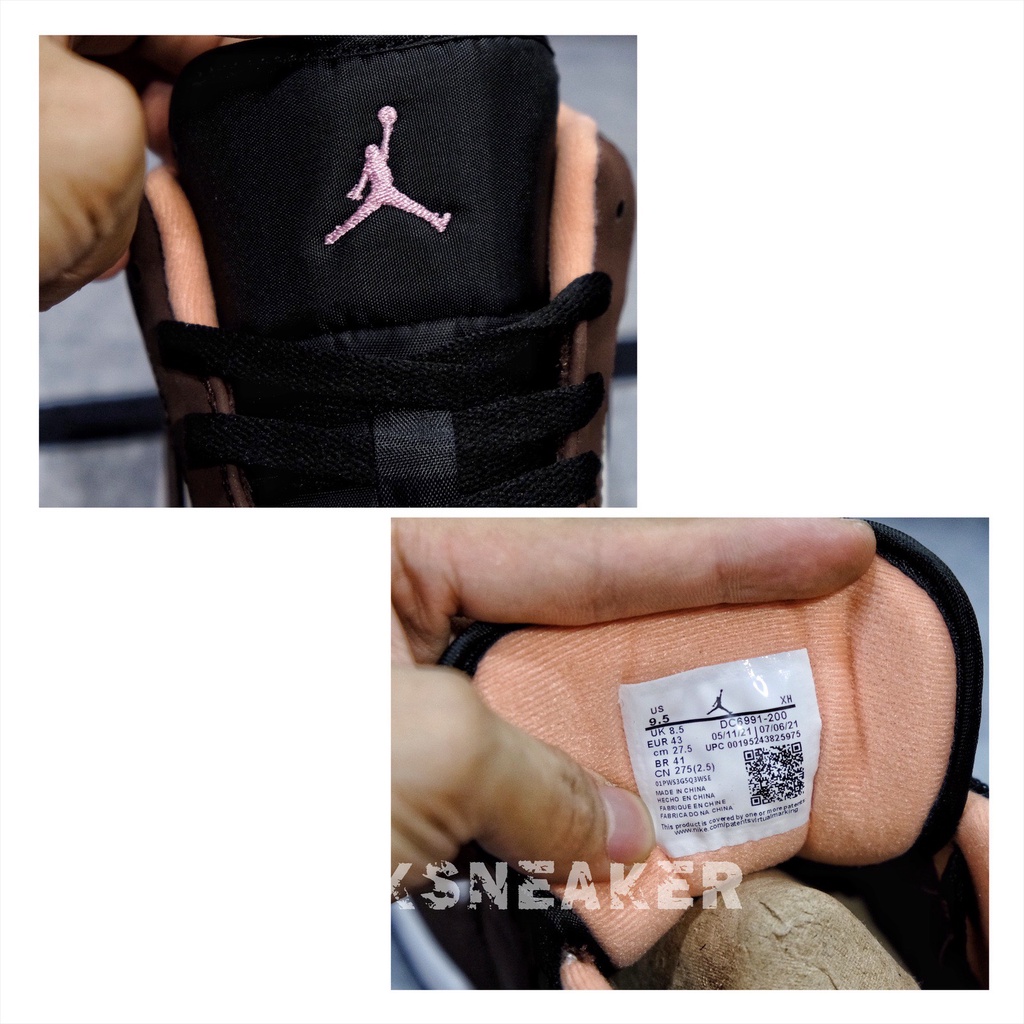 [GeekSneaker] Giày Sneaker Jordan 1 Low " Mocha Brown " | BigBuy360 - bigbuy360.vn