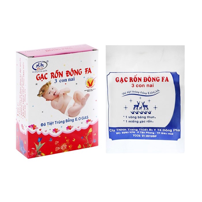 [CHÍNH HÃNG] Gạc Băng Rốn Cho Bé Sơ Sinh Đông Pha