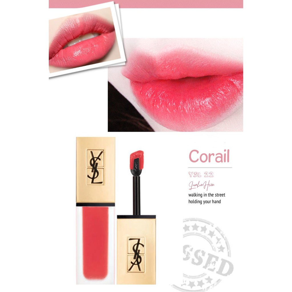 Hàng Pháp - Son môi YSL Tatouage Couture - đủ bill | BigBuy360 - bigbuy360.vn