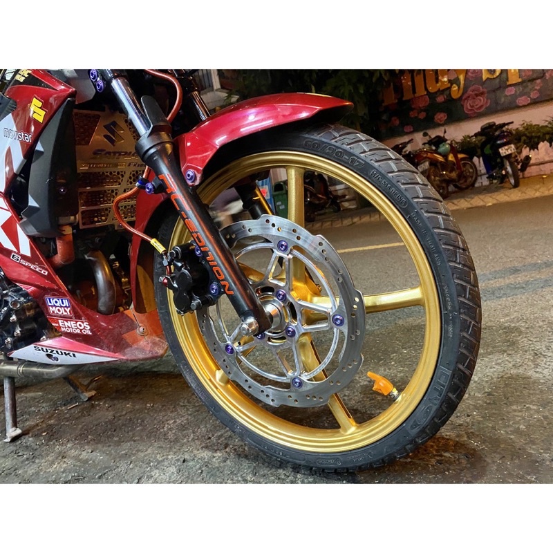 Mâm RCB 5c 1.4-1.6 chế full satria/raider