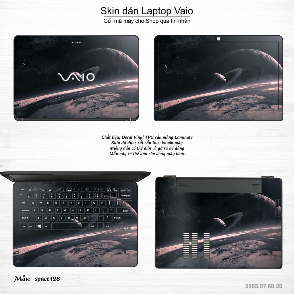 Skin dán Laptop Sony Vaio in hình không gian _nhiều mẫu 22 (inbox mã máy cho Shop)