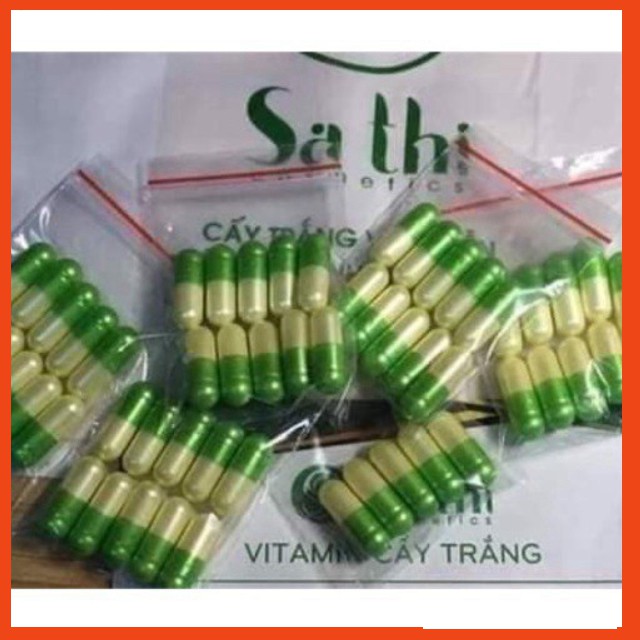 ❀Hola❀ Combo 10 viên vitamin cấy trắng vĩnh viễn Sa Thị