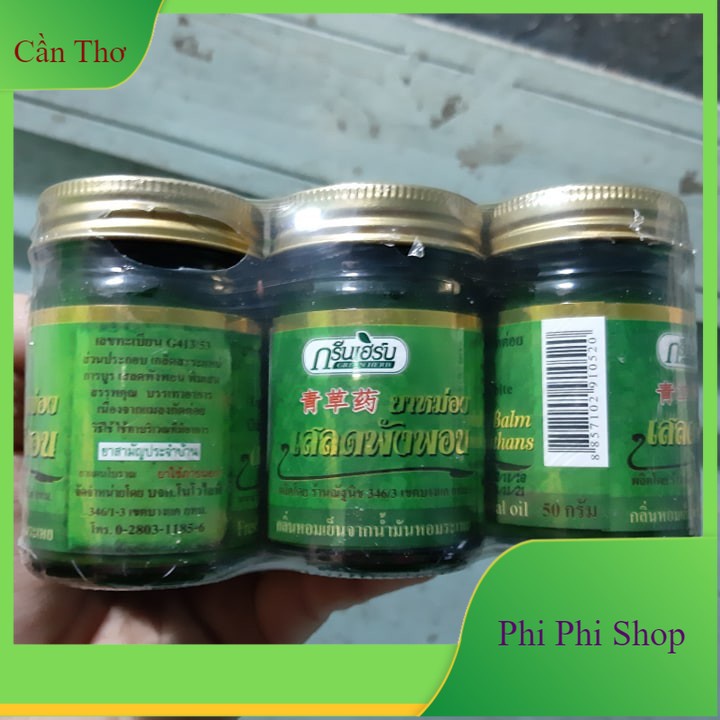 Dầu cù là thơm Green Herb bạc hà Thái Lan 50g
