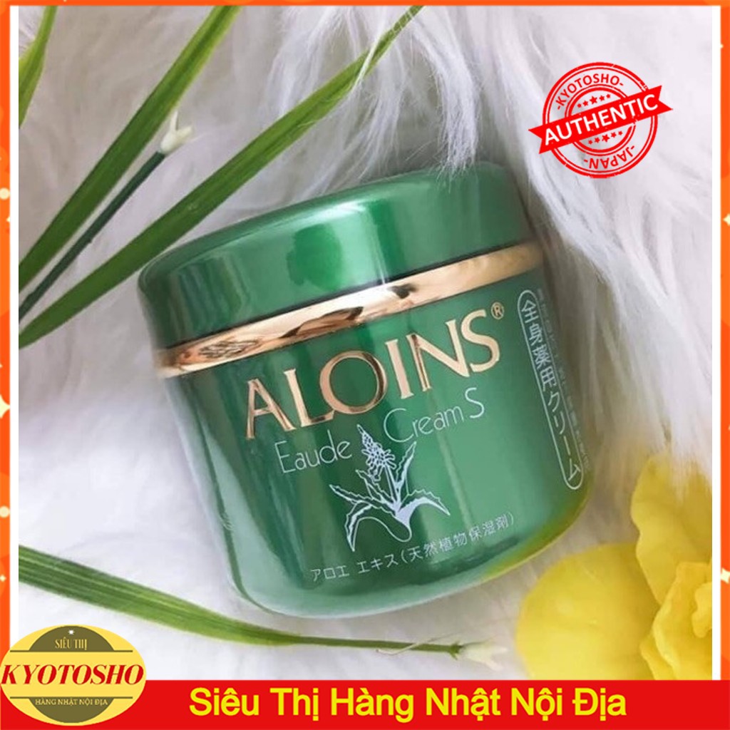 Kem Dưỡng Da Lô Hội Aloins Eaude Cream S 185g Nhật Bản Dưỡng Ẩm Toàn Thân