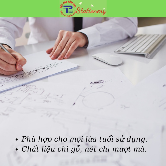 Bút chì Deli Exam 2B - Cực nhạy với máy chấm thi tự động - Combo 6 chiếc / 12 chiếc - EU55090