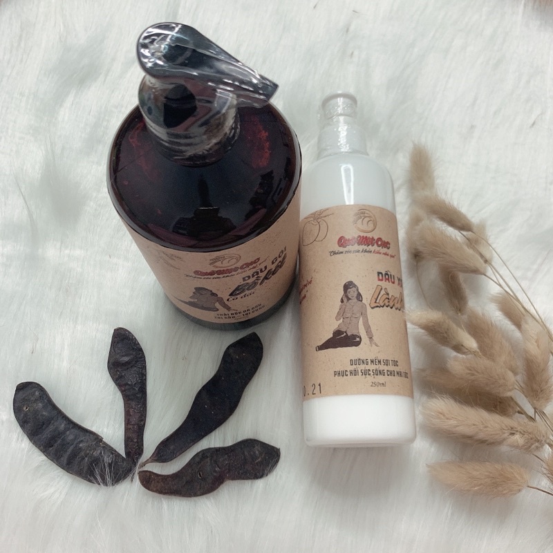 [Mua để nhận quà] Combo Dầu Gội Đầu Bồ Kết Cô Đặc Dầu Xả Lành QUÊ MỘT CỤC sạch gàu hết bết dính tóc dưỡng tóc mềm mượt | BigBuy360 - bigbuy360.vn