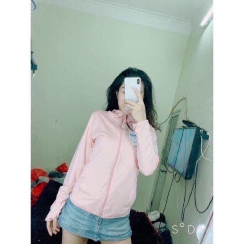 Áo chống nắng thông hơi nữ kèm túi cuộn siêu đẹp