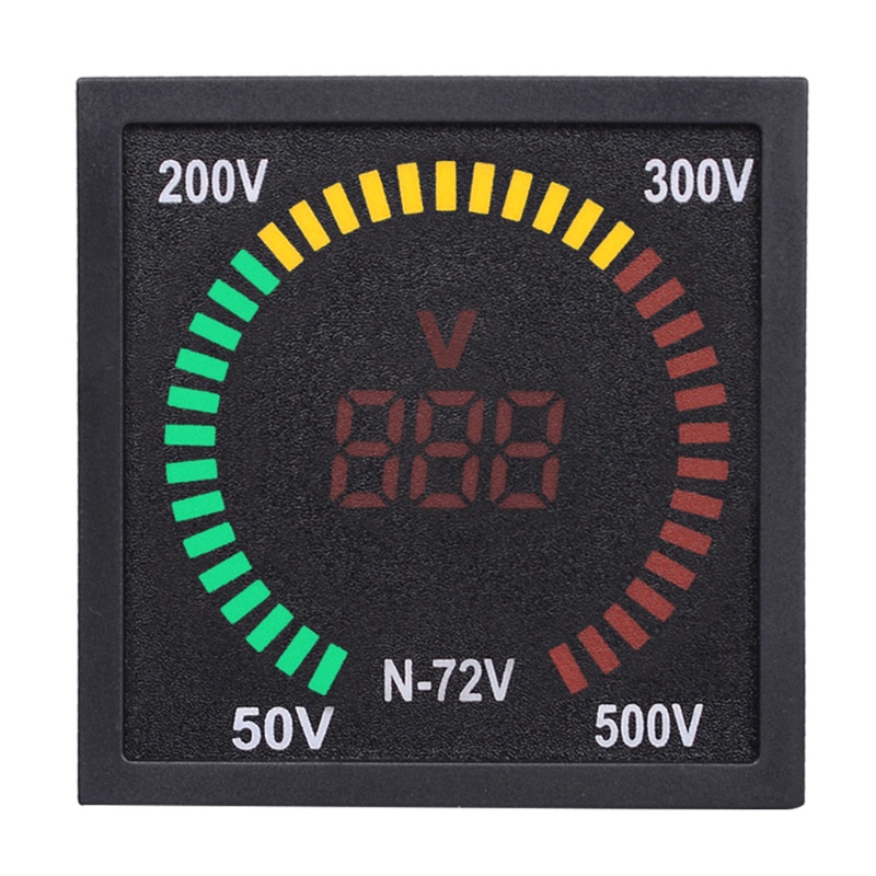 Vôn Kế Kỹ Thuật Số mm AC 50V-500V 72mm Lỗ 68mm 110V 220V Dura