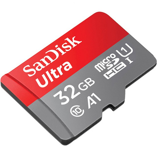 Thẻ nhớ MicroSDHC SanDisk Ultra A1 32GB C10 U1 98MB/s - Không Box (Đỏ) - Nhất Tín Computer