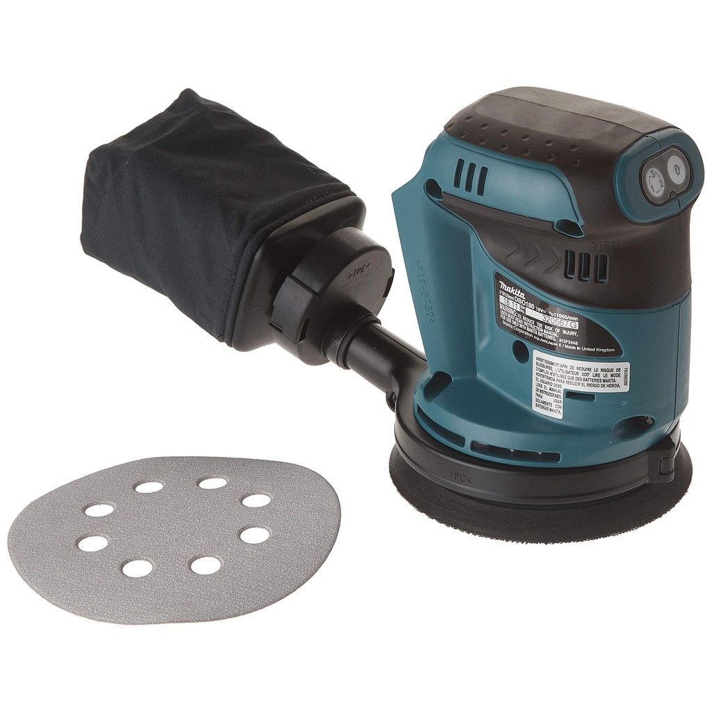 Máy chà nhám tròn dùng pin 18V Makita DBO180Z 125mm