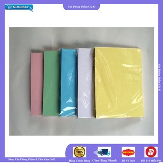 Giấy Bìa màu A4,Bìa Đóng hồ sơ,tài liệu, định lượng 160gsm Tập 100 tờ [VPP GIÁ SỈ ]