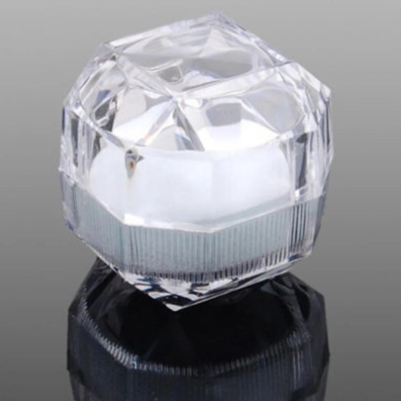 Hộp đựng trang sức bằng acrylic trong suốt cỡ nhỏ tiện lợi