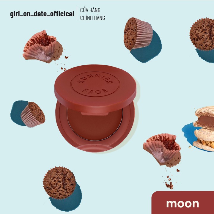 [MÃ GIRLM20K GIẢM 20K] Phấn má SunniesFace Airblush Moon [Cream Blush & Cheek Tint] | BigBuy360 - bigbuy360.vn