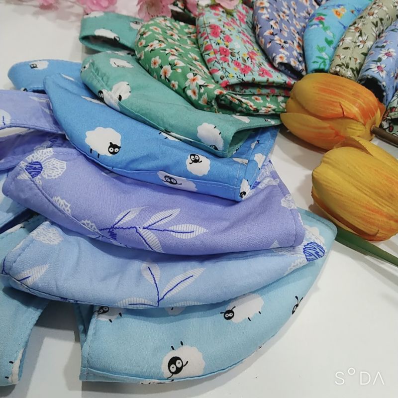 Khẩu trang Ninja 3 lớp vải cotton che kín mặt, chống nắng tốt