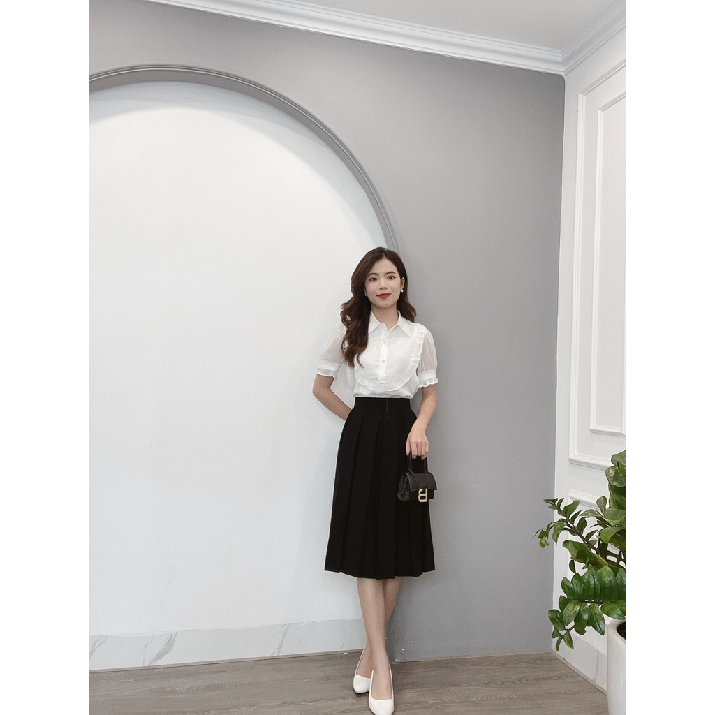Siêu Phẩm Chân Váy Xòe Xếp Ly Dáng Dài Thời Trang Nữ Cao Cấp - MIN House