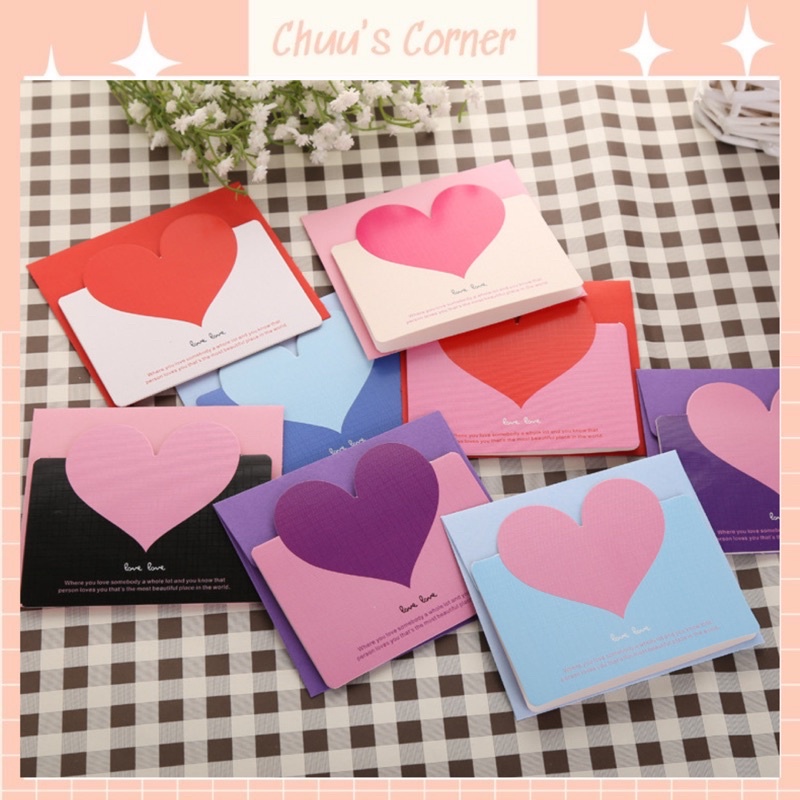 Thiệp tặng sinh nhật, giáng sinh, valentine ý nghĩ cho bạn trai bạn gái