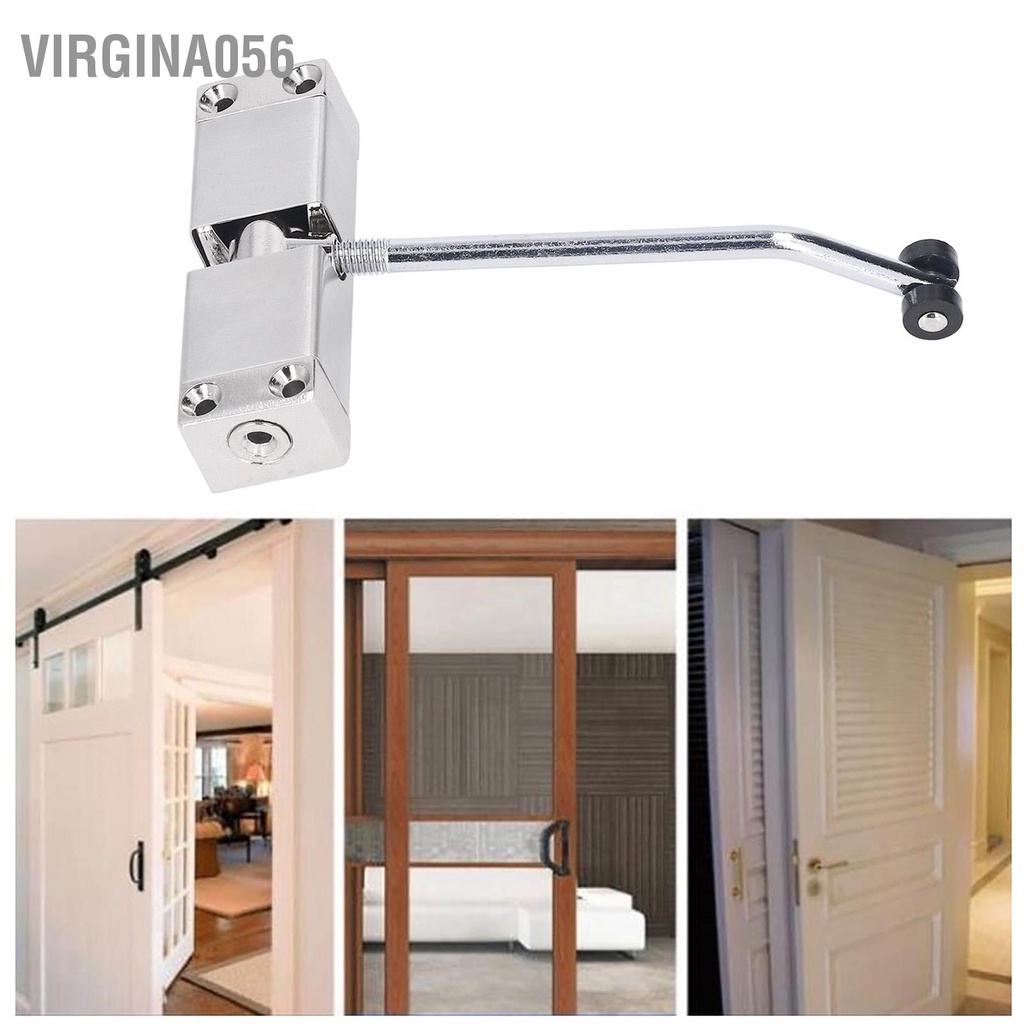 Virgina056 Cửa lò xo tự động Đóng cửa bằng nhôm đúc thép cán nguội Phần cứng đóng cho khách sạn gỗ