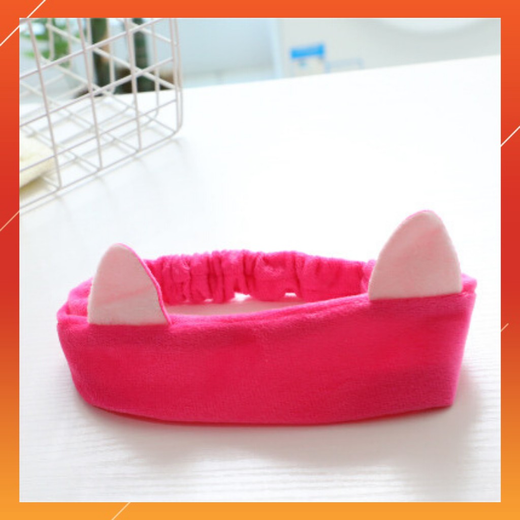 Băng đô tai mèo &lt;3 FREESHIP &lt;3 Băng đô rửa mặt