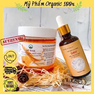 Combo triệt lông Wax + mỡ trăn Handmade Shiny 350gr