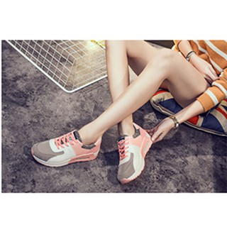 Giày thể thao Sneakers phong cách Hàn Quốc (màu hông)