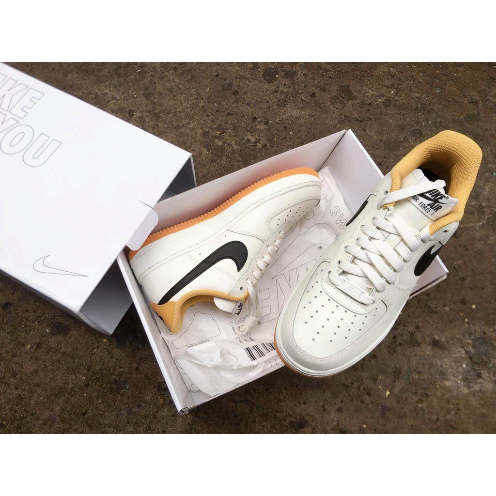 Giày Nike Air Force 1 AuthHàng Chính HãngNike By You AF1 Custom White Beige  2021- Simple Sneaker