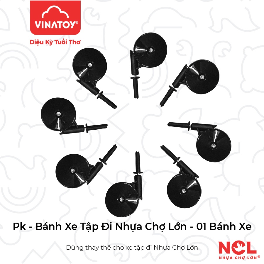 PK - Bánh Xe Tập Đi Nhựa Chợ Lớn - 01 bánh xe