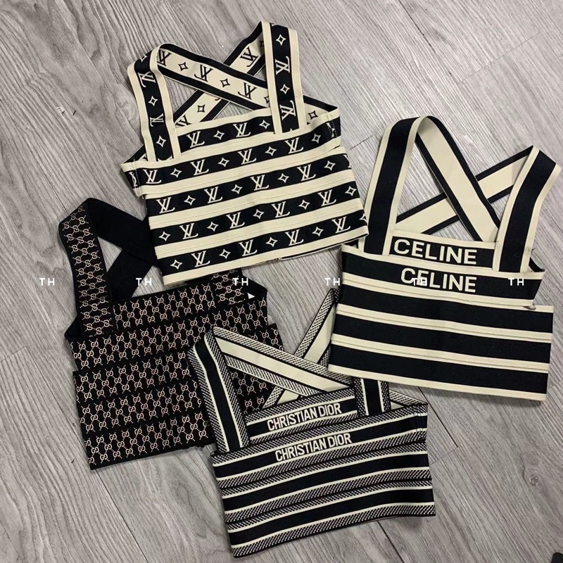 Áo 2 dây băng cuốn chéo lưng