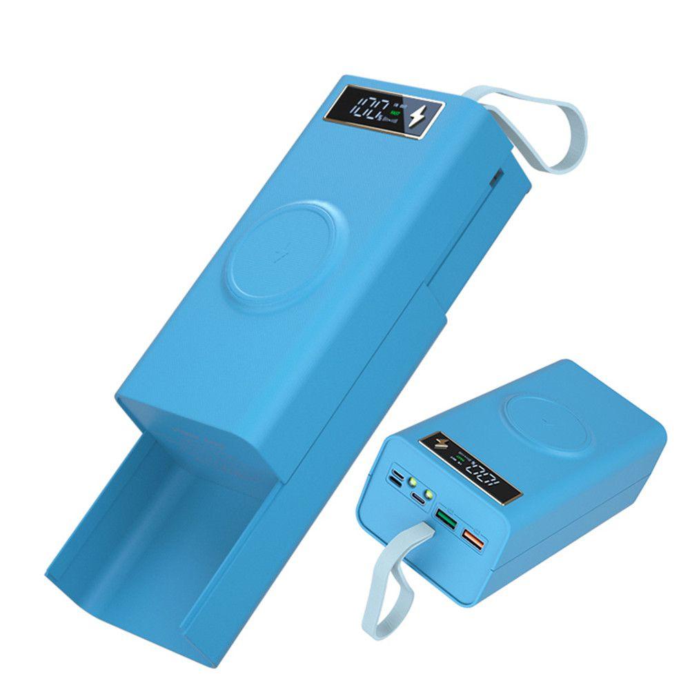 Giá Đỡ Pin Sạc Dự Phòng 21 X 18650 Hai Cổng USB Màn Hình LCD