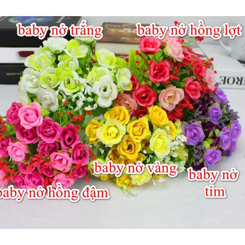 Lẳng Hoa Treo Tường Nhí Hoa Nở Baby DC073