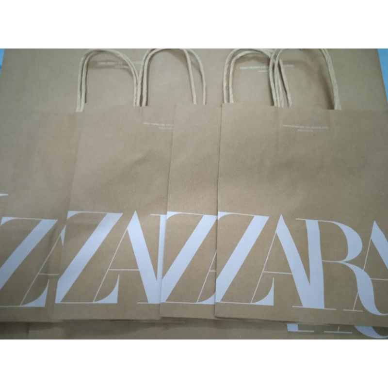 Túi giấy Zara size S/M/L