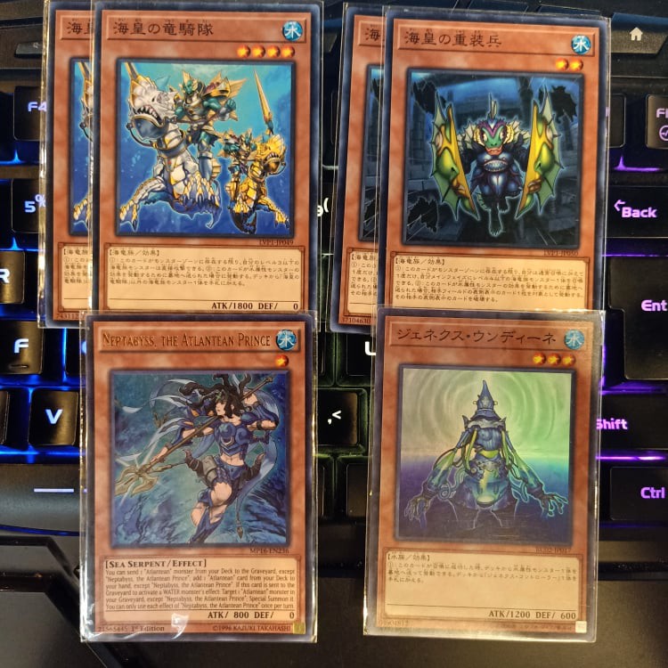 Combo bài Yu-Gi-Oh! các lá bài Mermail, Atlantean và hỗ trợ