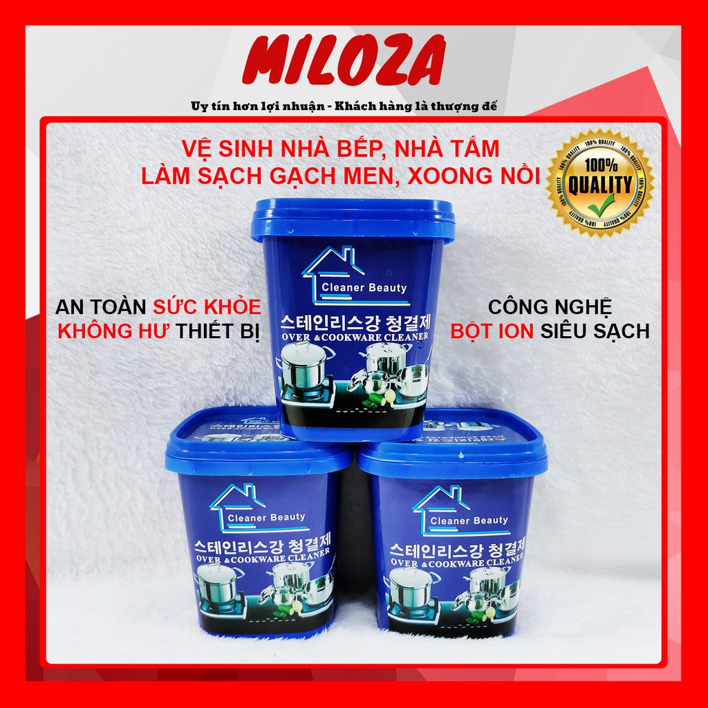 HÀNG CAO CẤP -  [SIÊU TẨY TRẮNG] Vệ Sinh Nhà Bếp, Nhà Vệ Sinh, Gạch Men, Đồ Gia Dụng - Tẩy Trắng Xoong, Nồi, Vòi Rửa - K