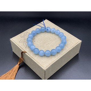 Vòng tay đá phong thủy aquamarine - mang lại may mắn tài lộc cho mệnh thủy + mộc