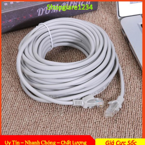 Dây cáp mạng KINGMASTER CAT5E 15M-20M-25M-30M-40M Đúc Sẵn 2 Đầu - Hàng Chính Hãng - Loại Tốt