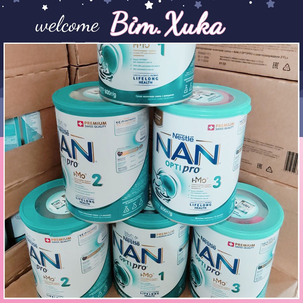 Sữa nan nga BIMXULA đủ số 1,2,3,4 800g 🍼[date 2022]