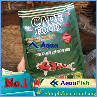 Thức Ăn Cho Cá Koi Care Food 500g (Thức ăn cho cá nhanh lớn, tăng màu, chuyên dụng cho cá Koi)