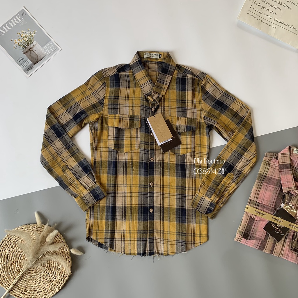 Sơ Mi Dài Tay Nam Kẻ Sọc Màu Đơn Giản Lịch Lãm SM27P