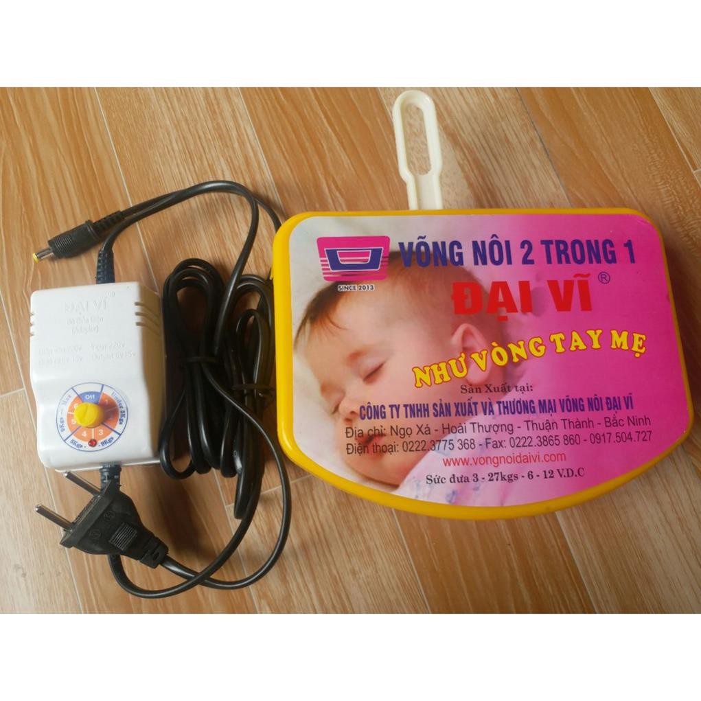 Bộ đổi nguồn, máy đưa nôi điện Nôi Đại Vĩ