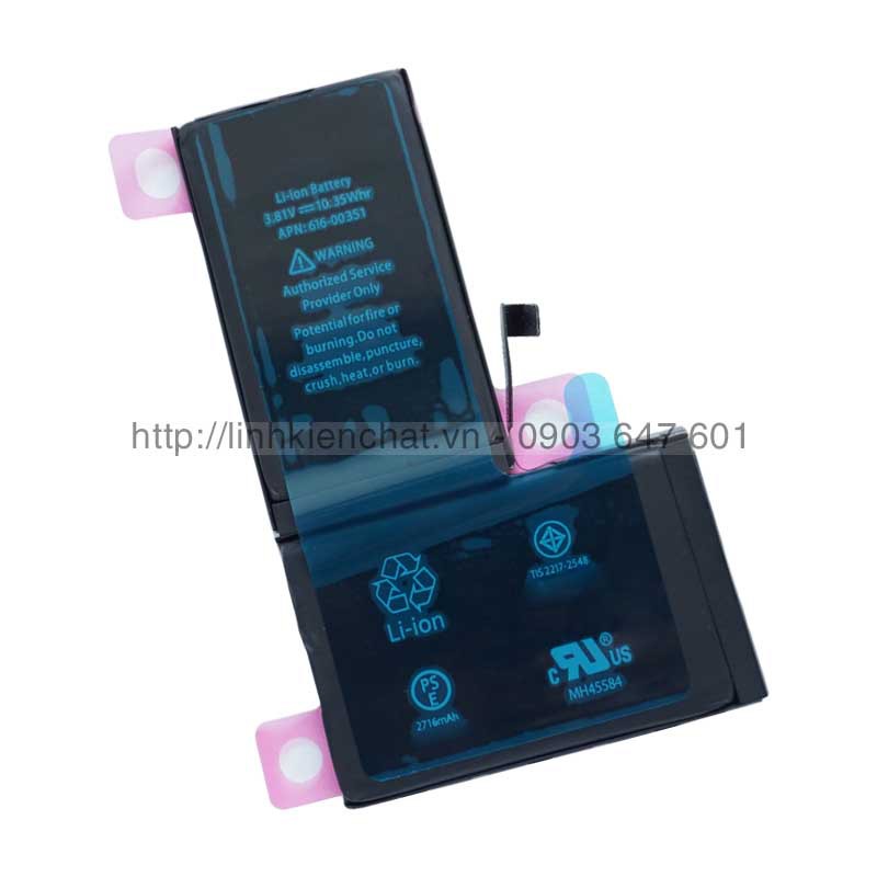 Pin iP X iPX 10.35Wh 2716mAh - Hàng nhập Khẩu